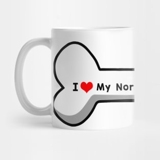 I Love My Norwegian Elkhound Mug